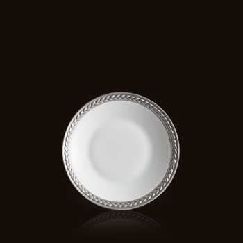 L'Objet Soie Tressée Platinum Sauce Dish 3˝