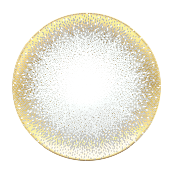 Haviland Souffle d'Or Service plate, gold 12.5"D