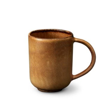 L'Objet Terra Leather Mug 12 oz