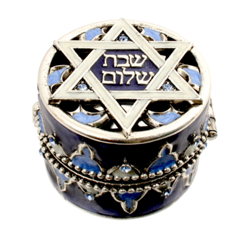 Quest Judaica Collection Round Star of David Traveling Candleholders 2″x1.25″