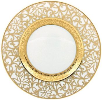 Raynaud Tolede White/Gold Bread & Butter Plate 6.25" D