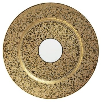 Raynaud Tolede White/Gold Buffet Plate 12.25" D