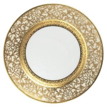 Raynaud Tolede Ivory/Gold Salad Plate 7.75" D
