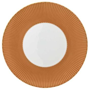 Raynaud Tresor Orange Dinner Plate 10.5"D