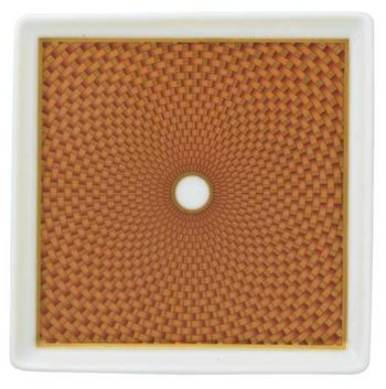 Raynaud Tresor Orange Orange Small Tray 4.25"SQ