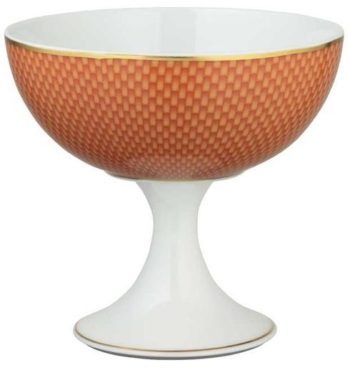 Raynaud Tresor Orange Ice Cream Cup 4.5"D