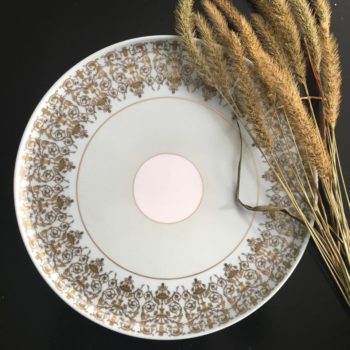 Deshoulieres Tuileries Mint Round Cake Platter