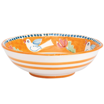 Vietri Campagna Uccello Large Serving Bowl 12"D