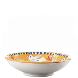 Vietri Campagna Uccello Coupe Pasta Bowl 8.75"D