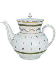 Haviland Vieux Paris Vert Teapot Large 40.5 oz