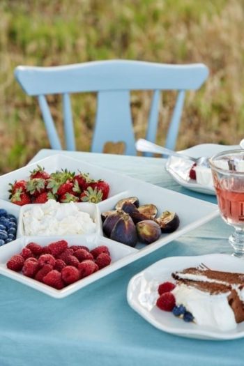 Casafina Cook & Host Square Appetizer Tray White 13.25"SQ - Image 2