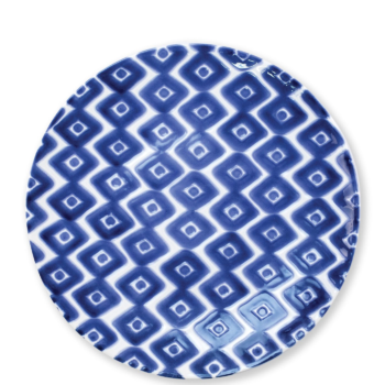Vietri Santorini Diamond Dinner Plate 10.75"D