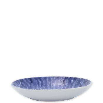 Vietri Santorini Stripe Pasta Bowl 9.5"D
