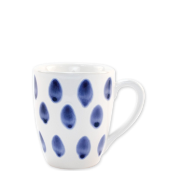 Vietri Santorini Dot Mug, 4.5"H, 14 oz