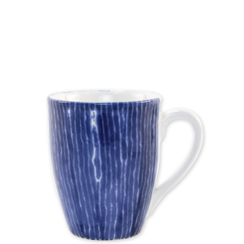 Vietri Santorini Stripe Mug 4.5"H, 14 oz