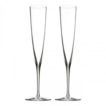 Waterford Elegance Champagne Trumpet Flute, Pair 11"