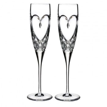 Waterford Love True Love Flute, Pair 5.0 oz