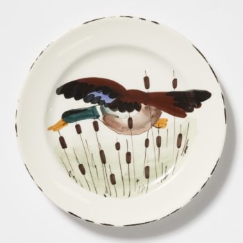 Vietri Wildlife Mallard Dinner Plate 11"D - Image 2