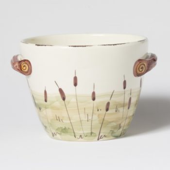Vietri Wildlife Deer Handled Deep Serving Bowl - Image 2
