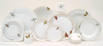 Pickard China Wind & Wings 5-Darner Butter Plate 6.25" D