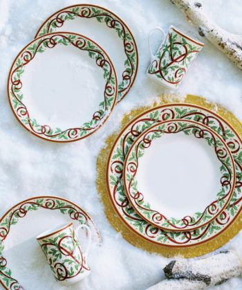Pickard China Winter Festival Ivory Butter Plate 6.25"D