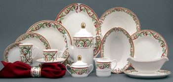 Pickard China Winter Festival White Oval Vegetable Bowl