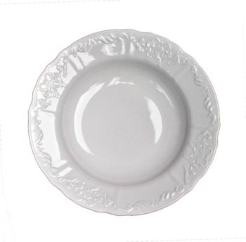 Anna Weatherley Simply Anna White Pasta Plate 10.5"D