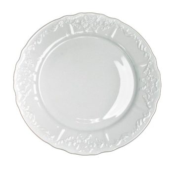 Anna Weatherley Simply Anna White Charger 12.5"D