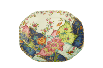 Mottahedeh Tobacco Leaf Octagonal Platter 15" - Image 3