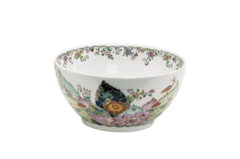 Mottahedeh Tobacco Leaf Round Bowl. 8"