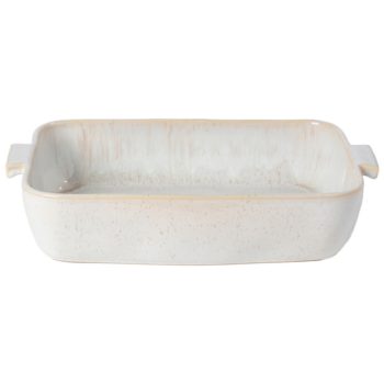 Casafina Eivissa Sand Beige Rect. Baker 16" 16" L 10.75" W 3.25" H