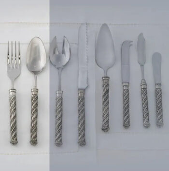 Julie Wear Genova Serving Fork & Spoon