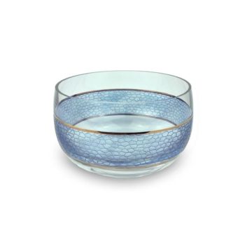 Michael Wainwright Panthera Indigo Glass Medium Bowl