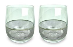 Michael Wainwright Panthera Platinum Double Old Fashioned - Set of 2