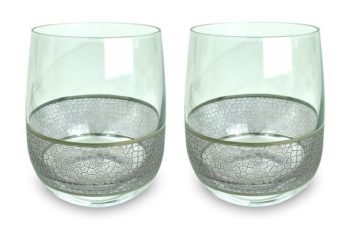 Michael Wainwright Panthera Platinum Double Old Fashioned - Set of 2