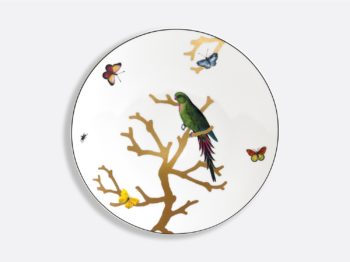 Bernardaud Aux Oiseaux Dinner Plate Green Parrot  10.6"D - Image 3