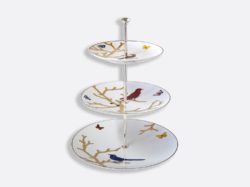 Bernardaud Aux Oiseaux 3-tier tray