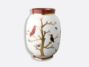 Bernardaud Aux Oiseaux Toscan vase 13.6"