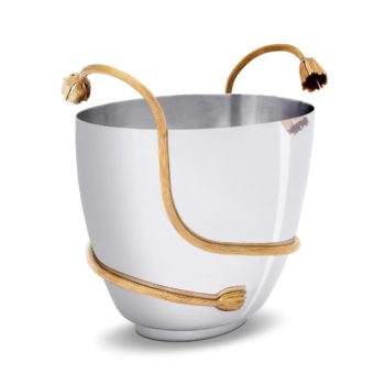 L'Objet Deco Leaves Champagne Bucket 11.5 L x 7.5 W x 8.5 H - Image 2