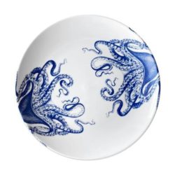 Caskata Blue Lucy Coupe Dinner Plate 10.75"D