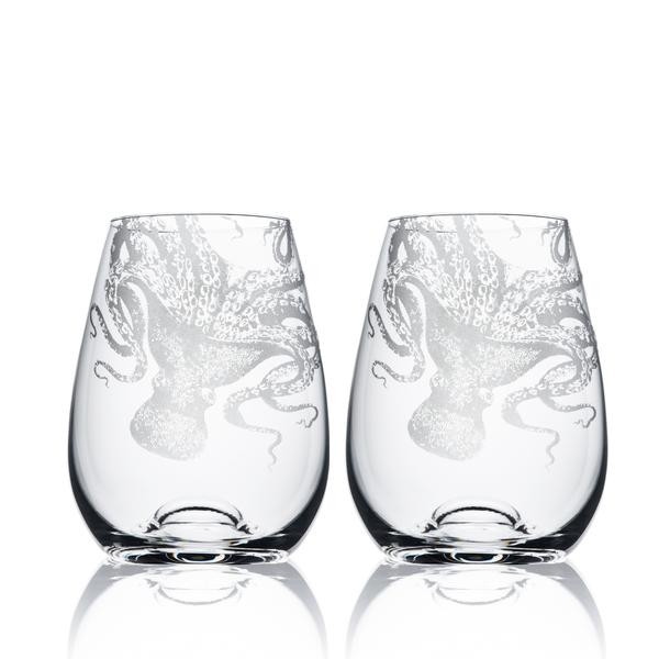 Caskata Marrakech White Wine Glasses Set of 2