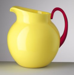 Mario Luca Giusti Plutone Yellow/Red Pitcher 6.25"H, 48 oz.