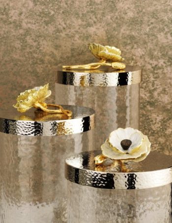 Michael Aram Anemone Canister - Medium
