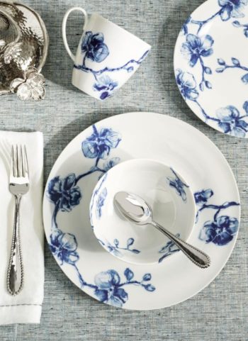 Michael Aram Blue Orchid Dinner Plate 11" - Image 4