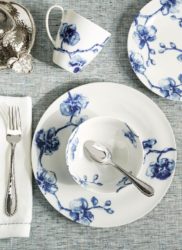 Michael Aram Blue Orchid Mug 4"H x 3.5"D