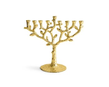 Michael Aram Tree of Life Menorah Gold