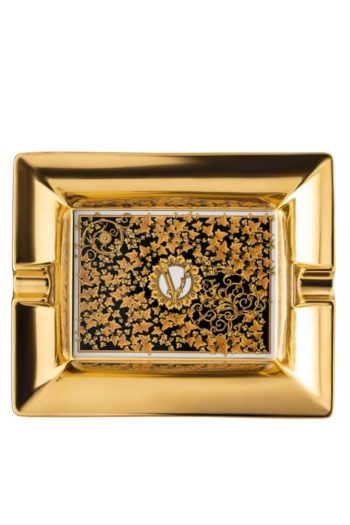Versace by Rosenthal Barocco Mosaic Ashtray, 6.25"