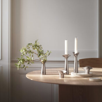 Georg Jensen Bloom Botanica Candleholders - Pair - Image 2