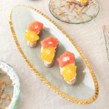 Annieglass Edgey Oblong Tray