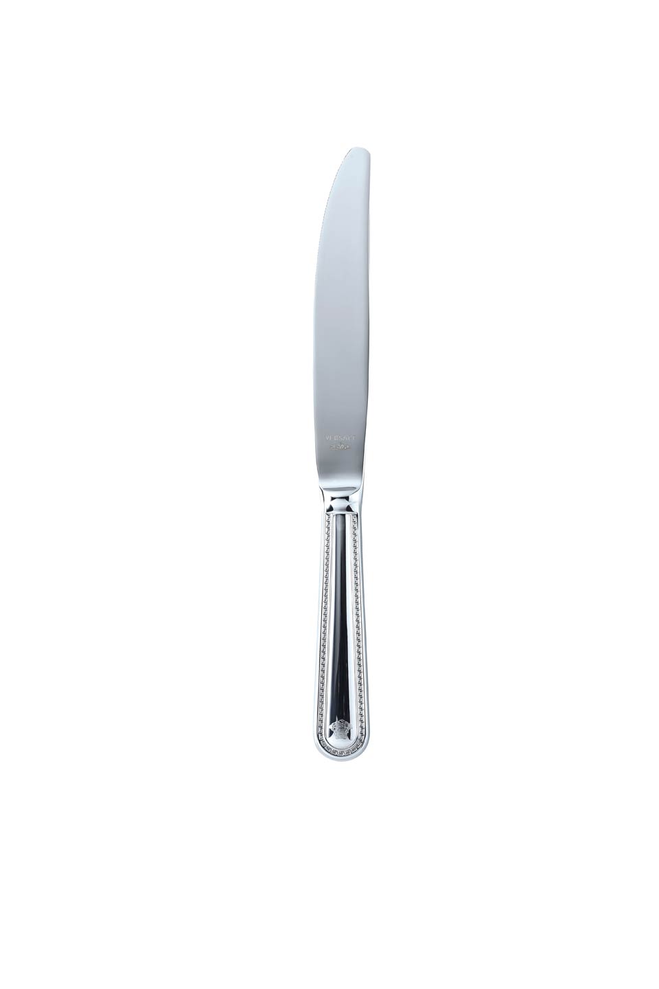 Versace by Rosenthal Verace Greca Stainless Dessert Knife The Pink Daisy